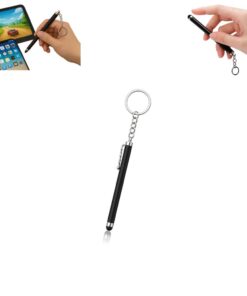 Touchpen Kalem Anahtarlık Dokunmatik Uç Küçük Kalem (Telefon Tablet vb. Dokunmatik Ekran Kalemi) (EBAT: 11,1 cm)