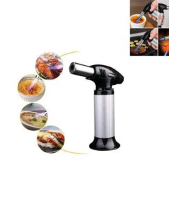 Pioze Ateşlemeli Torch Pürmüz Çakmak, 1300 °C Ayarlanabilir Yüksek Alevli Emniyet Kilitli Profesyonel Çakmak